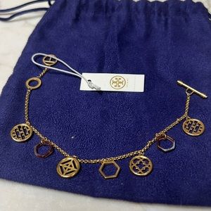 Tory Burch Gold Charm Bracelet